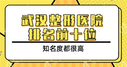 武汉整形医院排名前十位!均是知名度较高的整形医院!